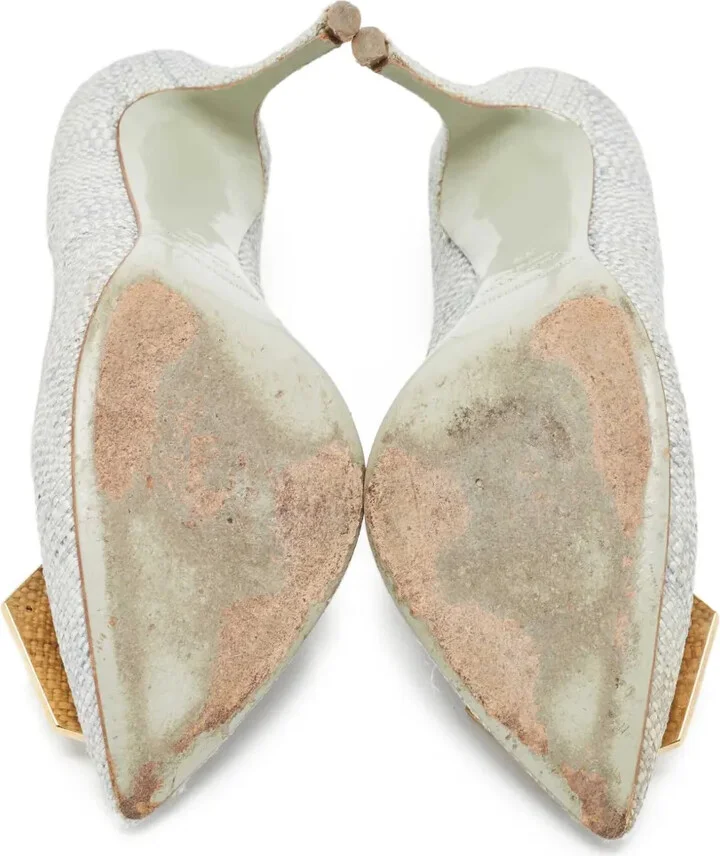 Pre-Owned 110mm Pointed-Toe Pumps - Image 5