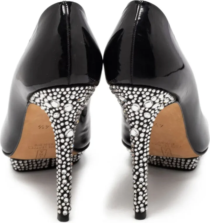 Pre-Owned 110mm Rhinestone-Embellished Pumps - Image 3