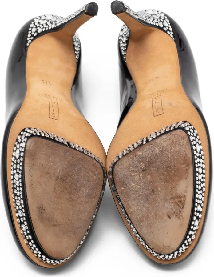 Pre-Owned 110mm Rhinestone-Embellished Pumps - Image 5