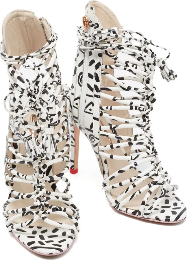 Pre-Owned 110mm Strappy Sandals - Image 3