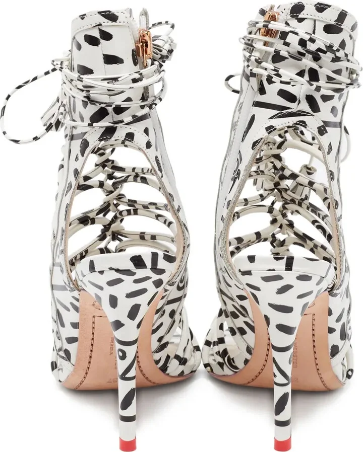Pre-Owned 110mm Strappy Sandals - Image 4
