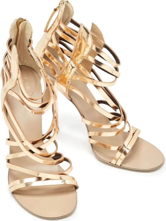 Pre-Owned 110mm Strappy Sandals - Image 2