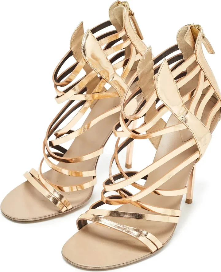 Pre-Owned 110mm Strappy Sandals - Image 3