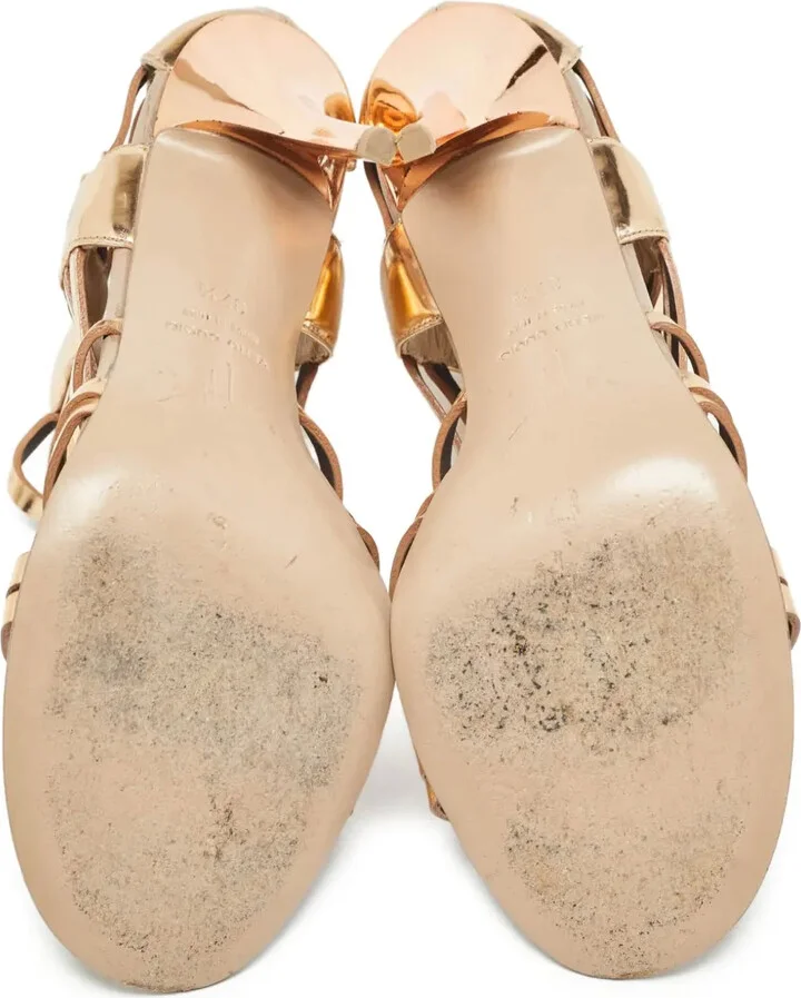 Pre-Owned 110mm Strappy Sandals - Image 5