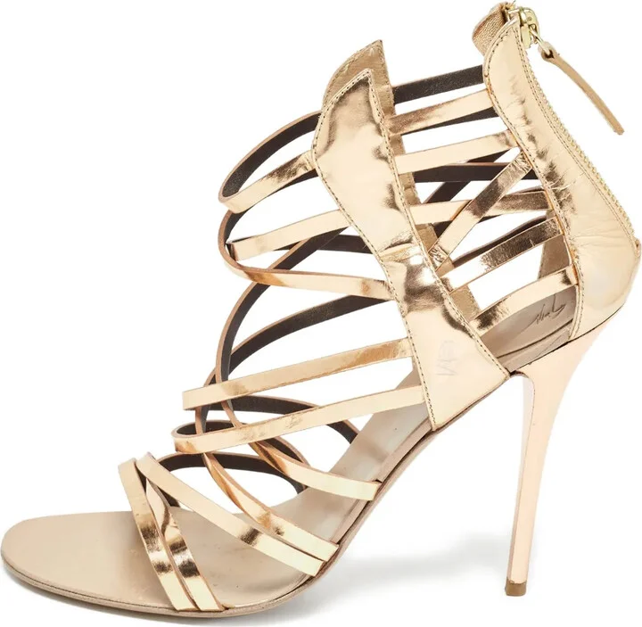 Pre-Owned 110mm Strappy Sandals