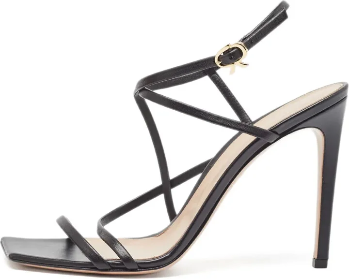 Pre-Owned 110mm Strappy Sandals