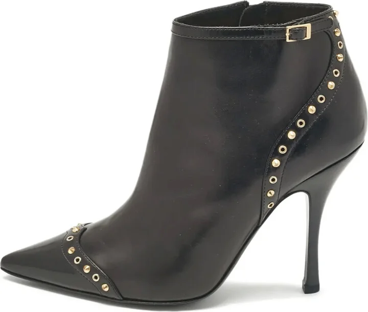 Pre-Owned 110mm Studded Ankle Boots