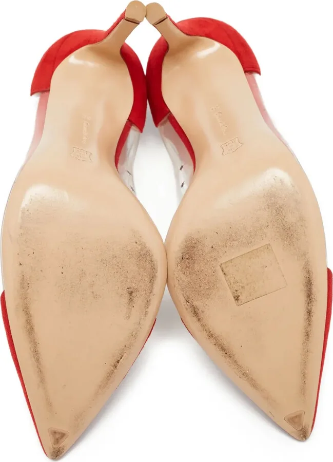 Pre-Owned 110mm suede pumps - Image 4