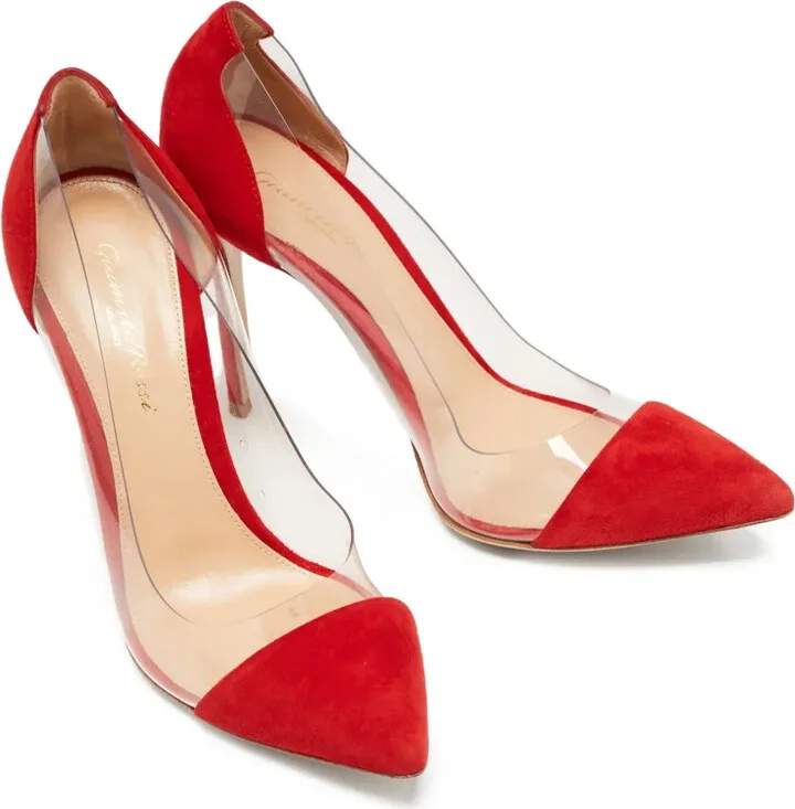 Pre-Owned 110mm suede pumps - Image 5