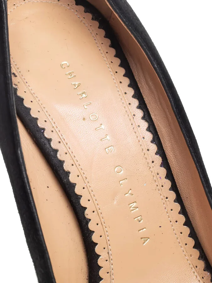 Pre-owned 110mm suede pumps - Image 5