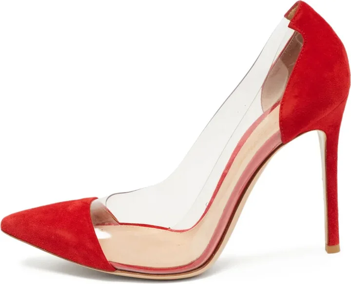 Pre-Owned 110mm suede pumps