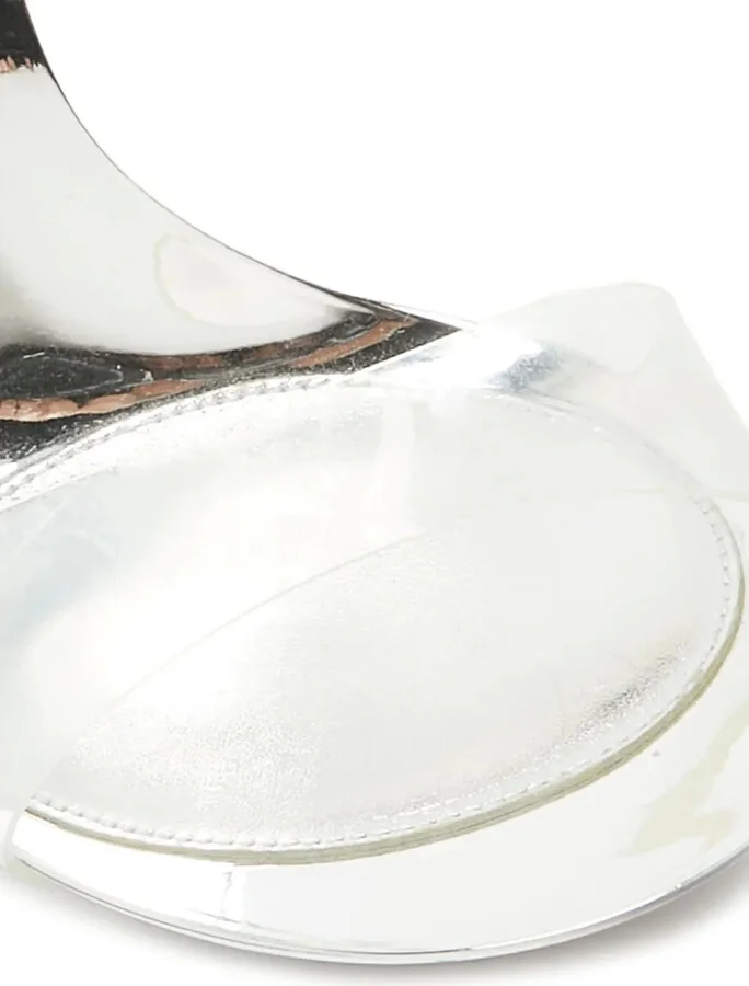 Pre-Owned 110mm Transparent-Strap Sandals - Image 5