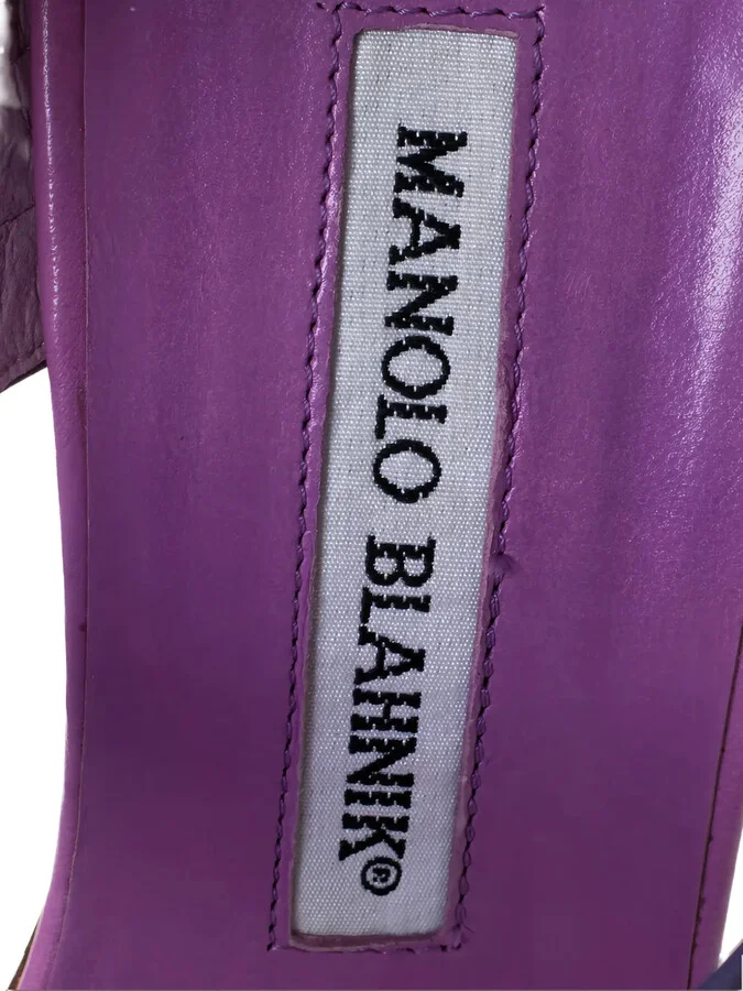 Pre-Owned 110mm Two-Tone Sandals - Image 5