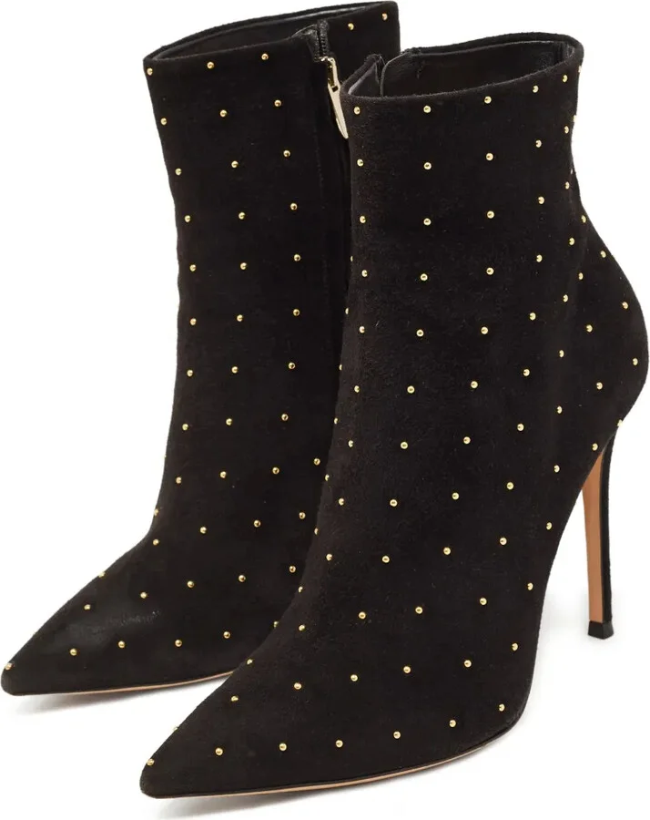 pre-owned 110mm Tyler stud-embellished ankle boots - Image 4
