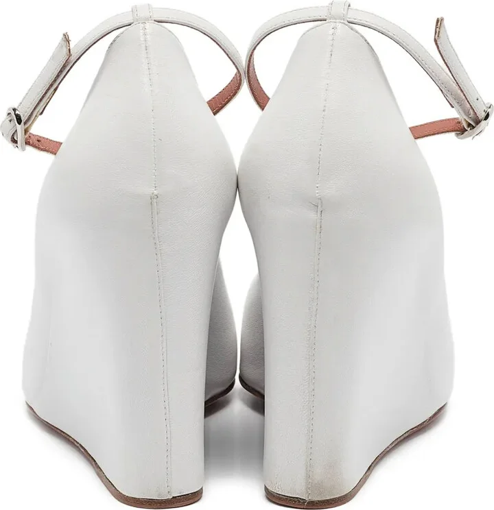 Pre-Owned 110mm Wedge-Heeled Pointed Pumps - Image 4