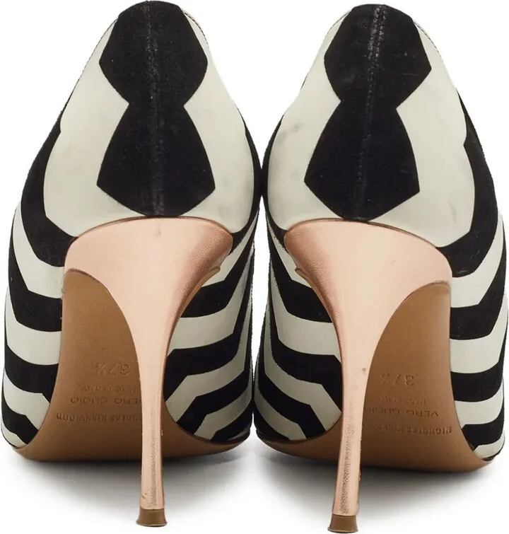 Pre-Owned 110mm Zigzag-Patterned Pumps - Image 3