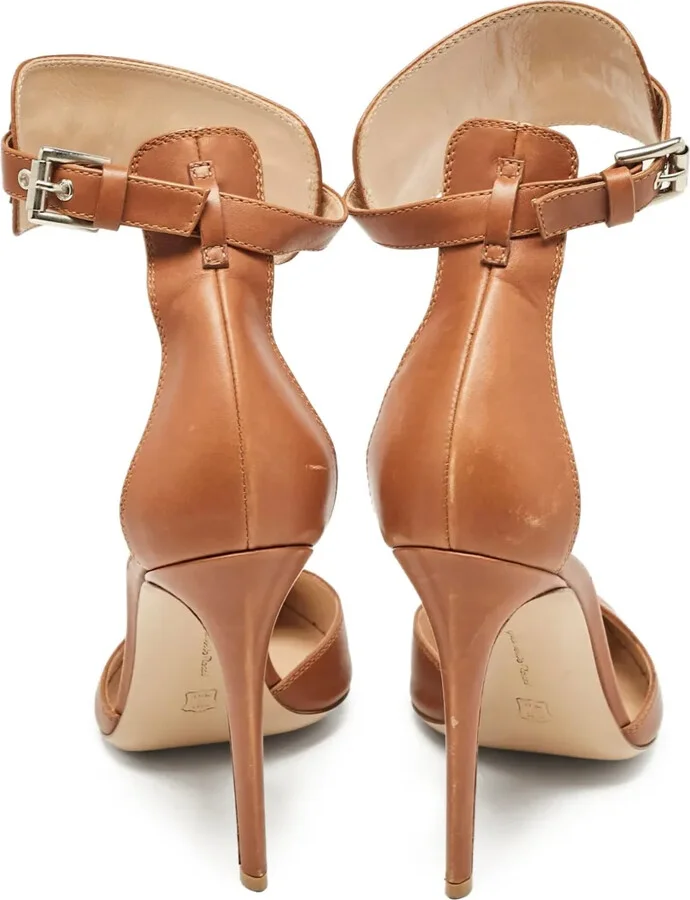 Pre-Owned 115mm Ankle-Strap Stiletto Pumps - Image 4