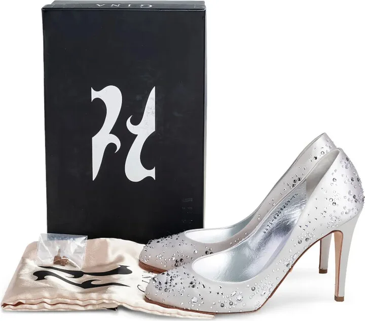 pre-owned 115mm Audrey crystal-embellished pumps - Image 5