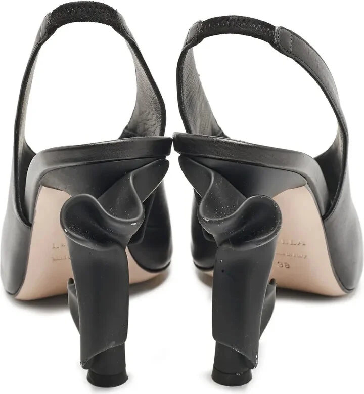 pre-owned 115mm Candy sculpted-heel slingback pumps - Image 3