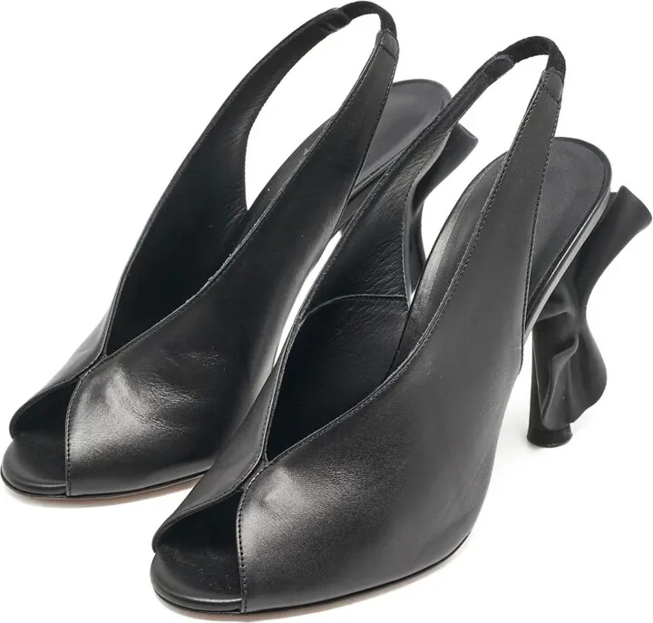 pre-owned 115mm Candy sculpted-heel slingback pumps - Image 5