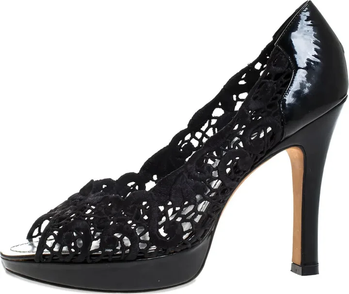 Pre-Owned 115mm Lace Pumps