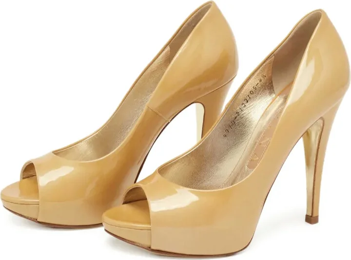 Pre-Owned 115mm Leather Pumps - Image 2