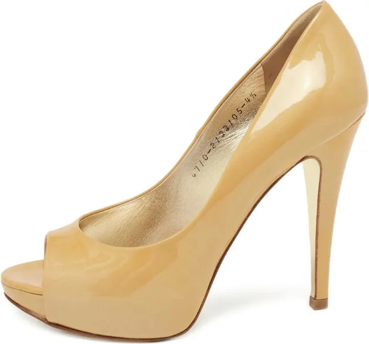 Pre-Owned 115mm Leather Pumps