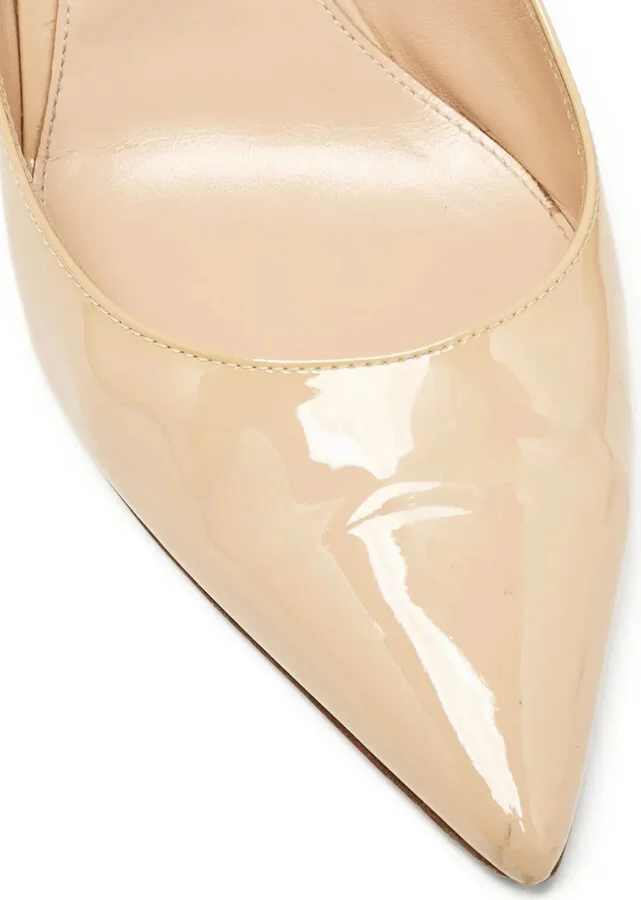 Pre-Owned 115mm Patent-Finish Leather Pumps - Image 5