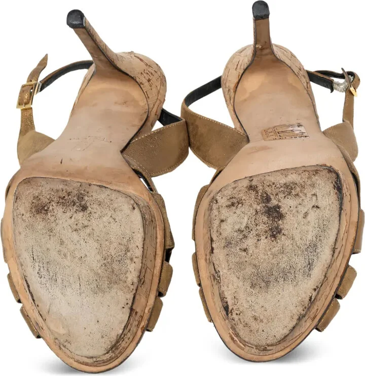 Pre-Owned 115mm Platform Strappy Sandals - Image 4