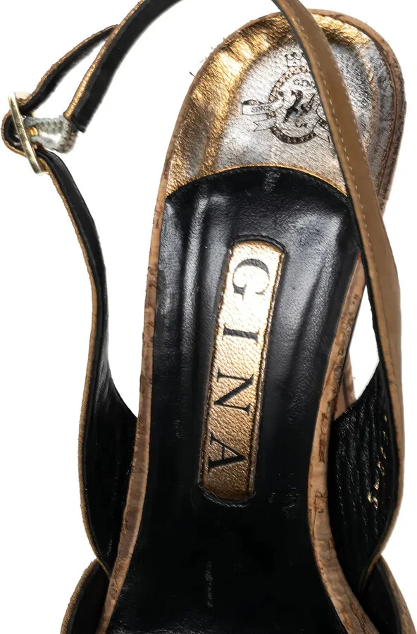 Pre-Owned 115mm Platform Strappy Sandals - Image 5