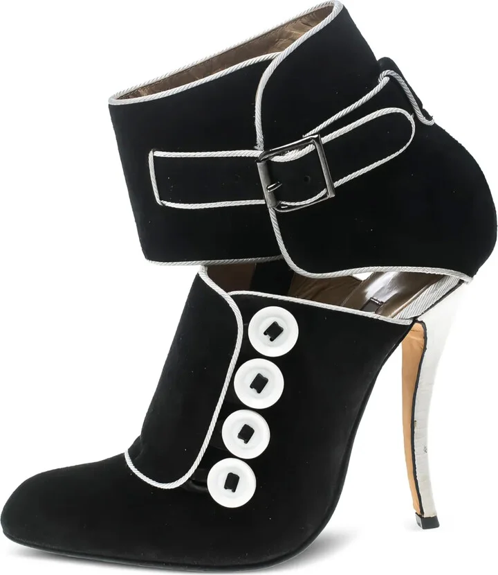 pre-owned 115mm Rapacina suede ankle boots