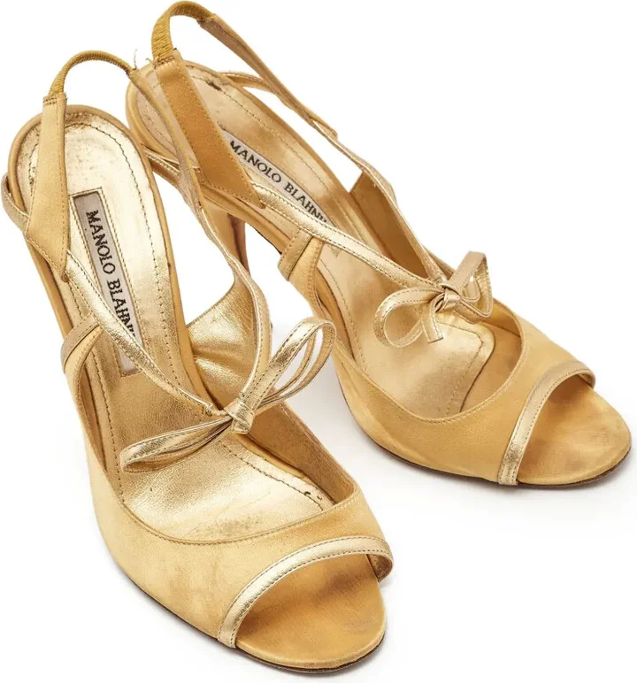 Pre-Owned 115mm Strappy Sandals - Image 2