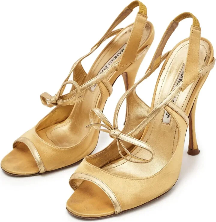 Pre-Owned 115mm Strappy Sandals - Image 3
