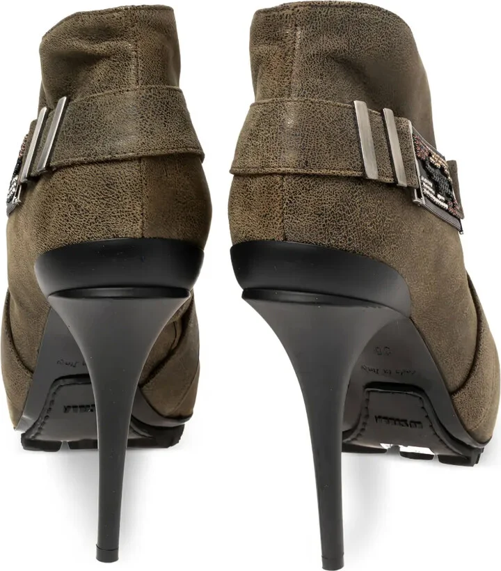Pre-Owned 115mm Suede Boots - Image 4
