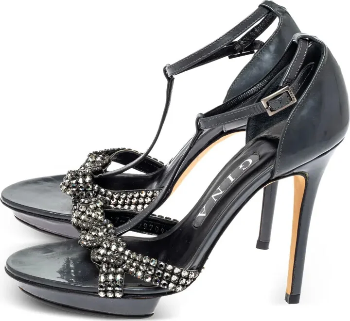 pre-owned 115mm T-strap sandals - Image 2