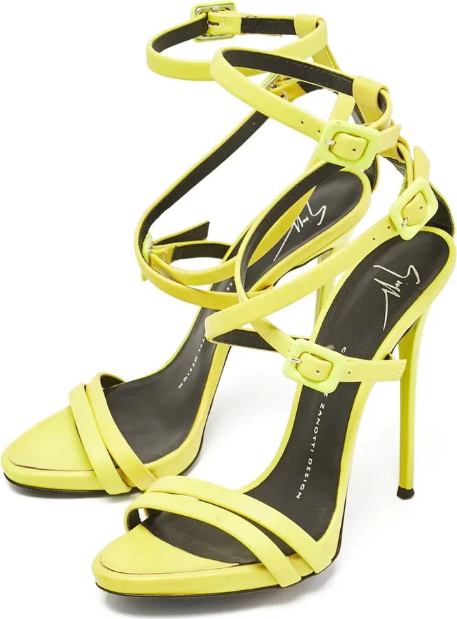 Pre-Owned 120mm Buckle-Embellished Sandals - Image 2