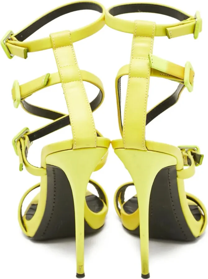Pre-Owned 120mm Buckle-Embellished Sandals - Image 3