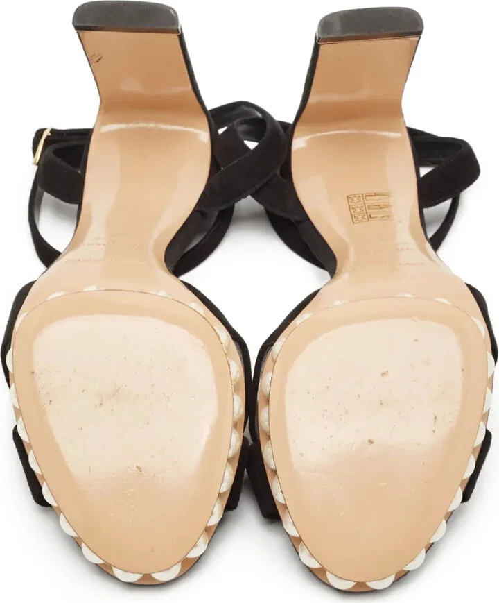 pre-owned 120mm Casati pearl-embellished sandals - Image 4