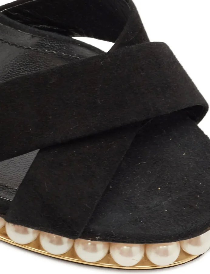 pre-owned 120mm Casati pearl-embellished sandals - Image 5
