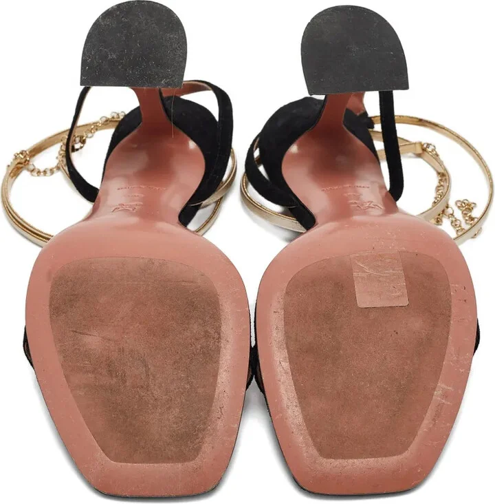 Pre-owned 120mm chain-detail sandals - Image 4