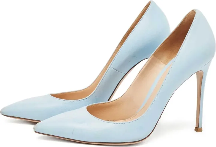 pre-owned 120mm Gianvito pointed-toe pumps - Image 4