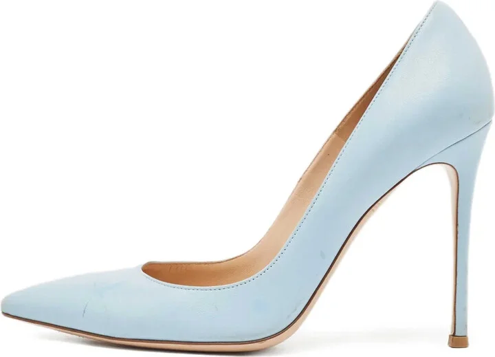pre-owned 120mm Gianvito pointed-toe pumps