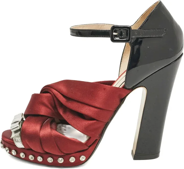 Pre-Owned 120mm Knotted Sandals