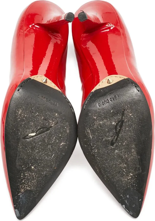 Pre-Owned 120mm Patent-Leather Pumps - Image 4