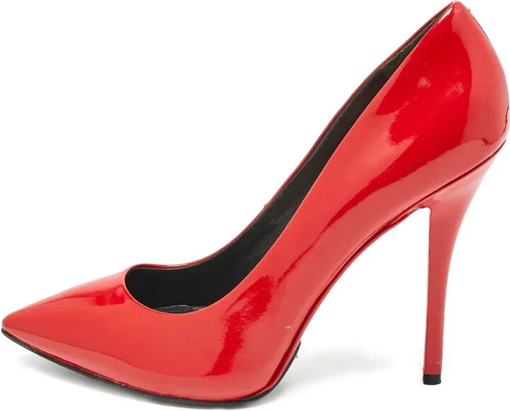 Pre-Owned 120mm Patent-Leather Pumps