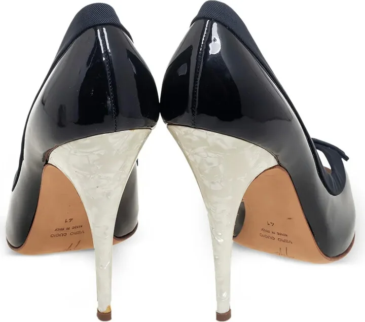 Pre-Owned 120mm Peep-Toe Patent-Leather Pumps - Image 3