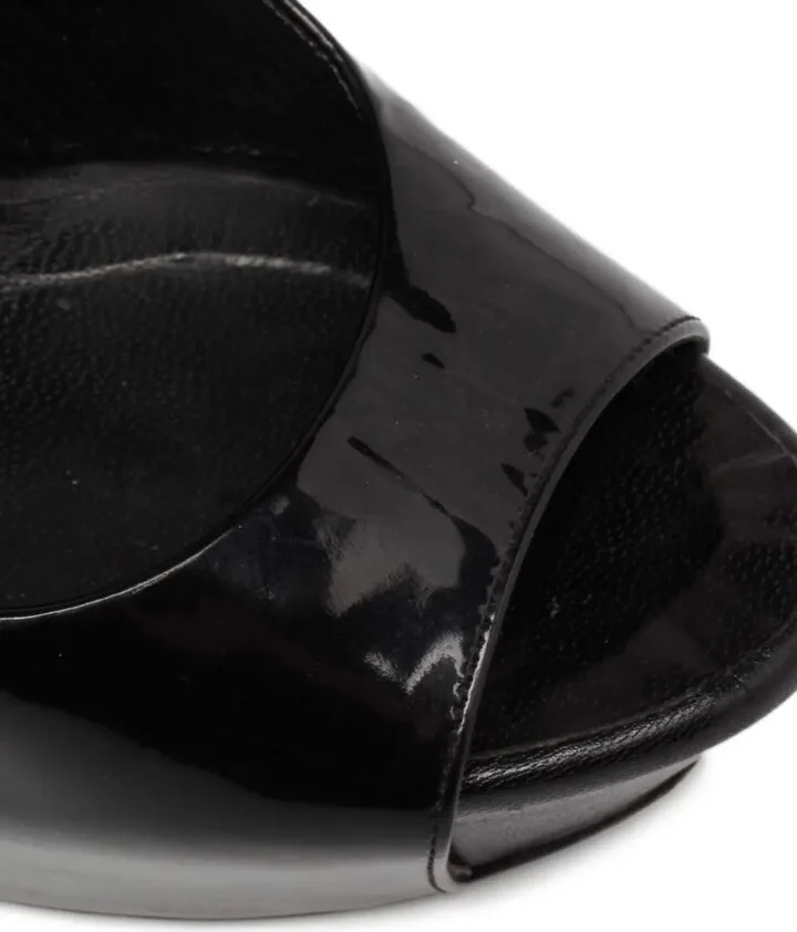 Pre-Owned 120mm Peep-Toe Platform Pumps - Image 5