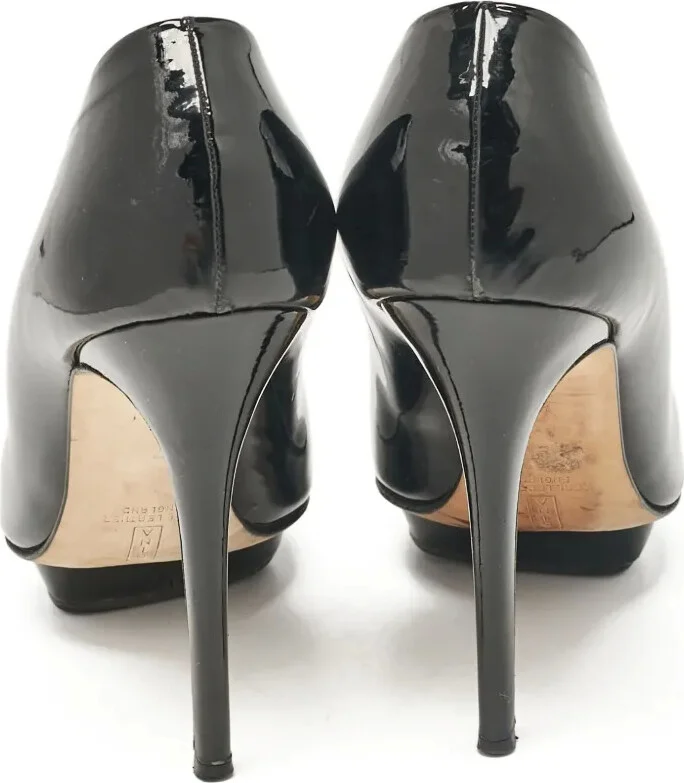Pre-Owned 120mm Platform Stiletto Pumps - Image 4
