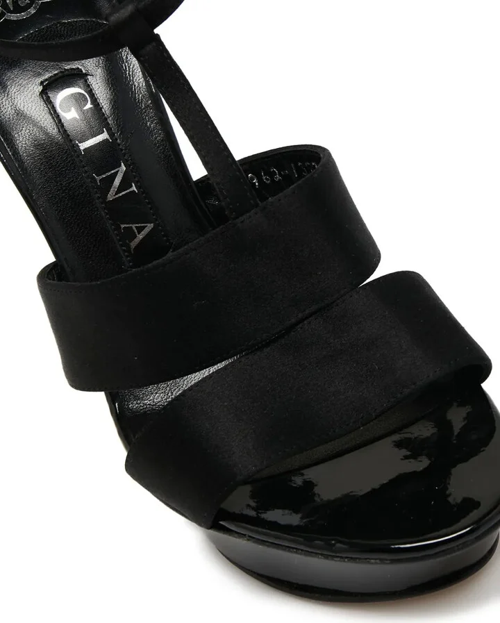 Pre-Owned 120mm Satin Sandals - Image 5