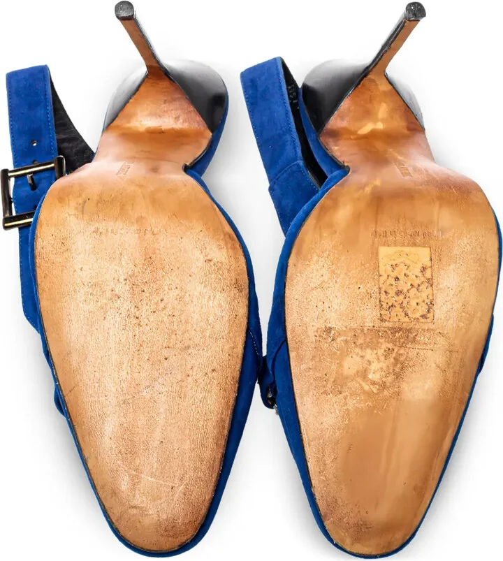 Pre-Owned 120mm Slingback Pumps - Image 3